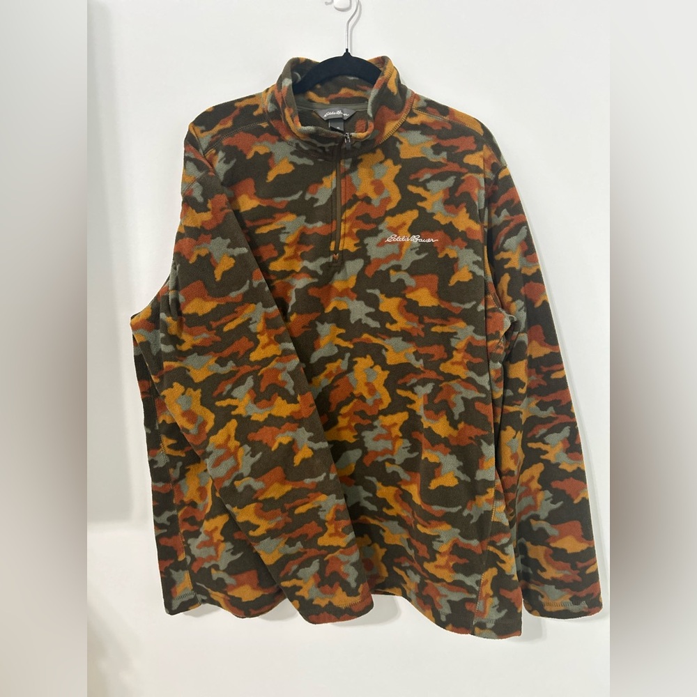 Eddie Bauer Camouflage Fleece Pullover